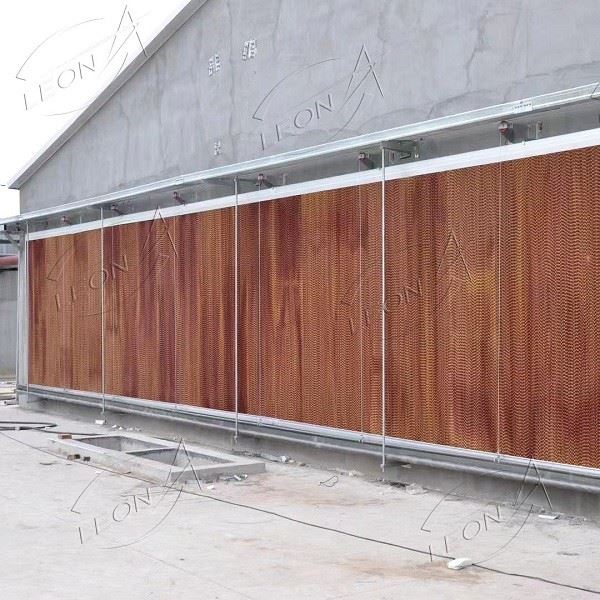 Kraft Paper Made Cooling Pad Or Wet Curtain For Chicken Farm Kraft Paper Made Cooling Pad Or Wet Curtain For Chicken Farm