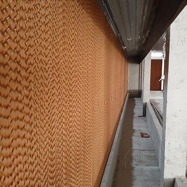 Kraft Paper Made Cooling Pad Or Wet Curtain For Chicken Farm Kraft Paper Made Cooling Pad Or Wet Curtain For Chicken Farm